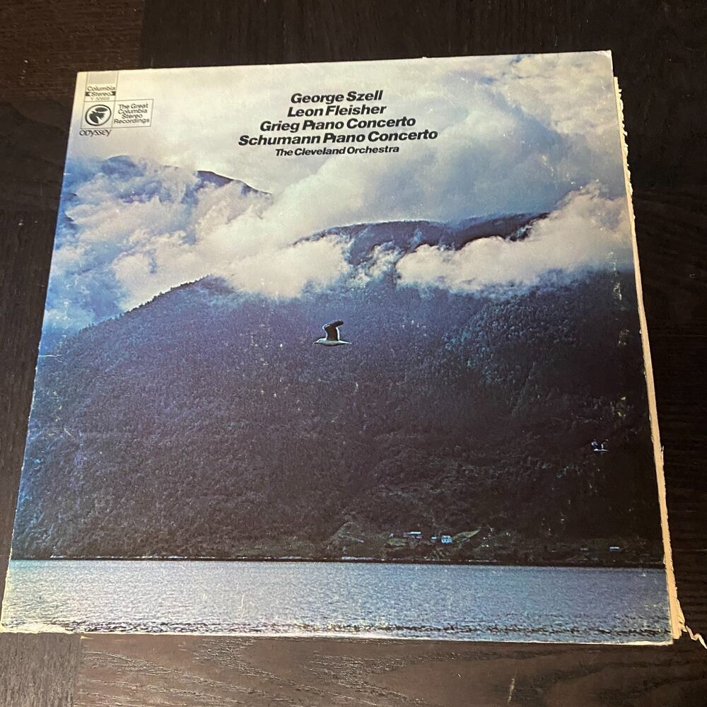 George Szell~Leon Fleisher~Grieg Piano Concerto~Schumann LP Vinyl